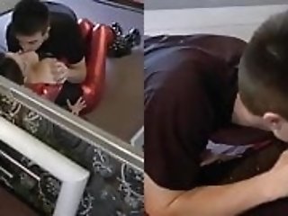Rubbering My Cock With Girl In Leather Porn 48 Xhamster